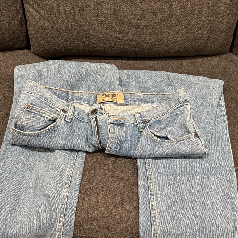 Wrangler Men’s Authentics Straight Leg Jeans - 34/34